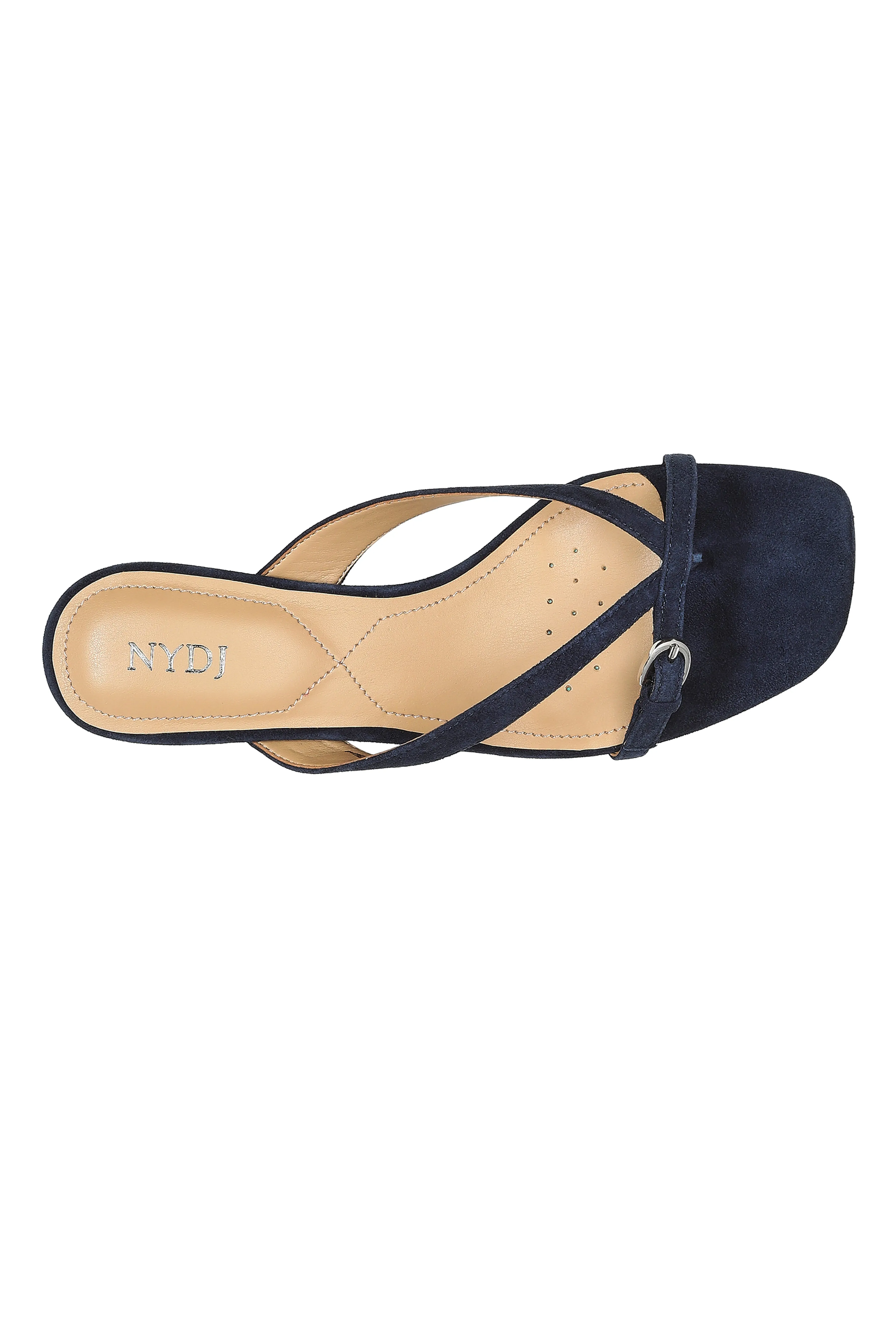 Glam Block Heel Sandals - Navy