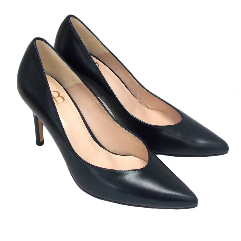 Julietta High Heel Leather Court Shoe