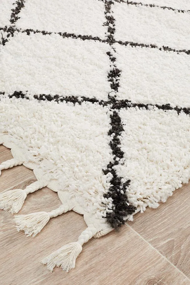 Luxe White Runner Rug