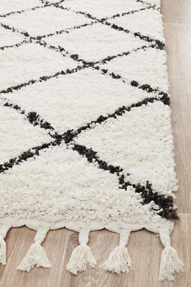 Luxe White Runner Rug