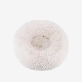 Luxury Doughnut-Style Warm Round Pet Bed for Dogs & Cats