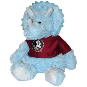 Mascot Factory Seminoles T-shirt Plush Triceratops - Blue