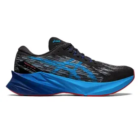 Mens ASICS Novablast 3 - Black / Island Blue