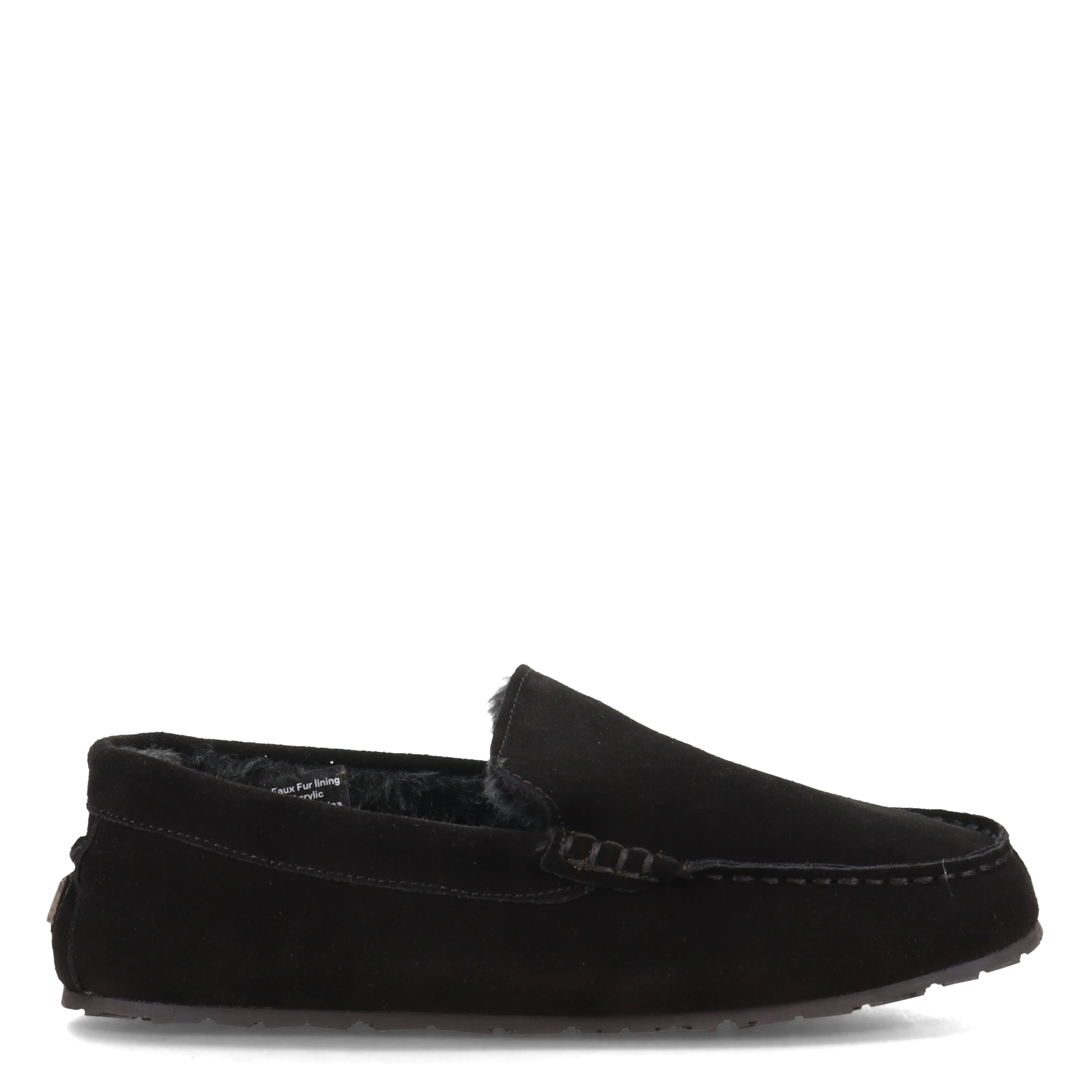 Men's Clarks, Plush Fur Venetian Slipper