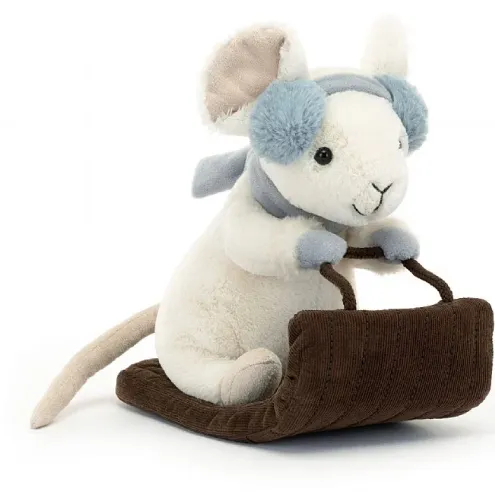 Merry Mouse Sledding Jellycat