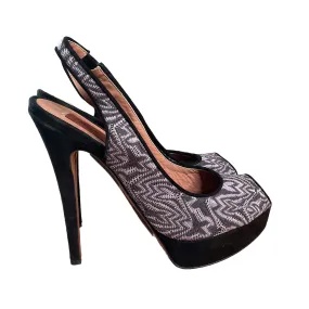 Missoni Peep Toe Platform Slingbacks. Size 39