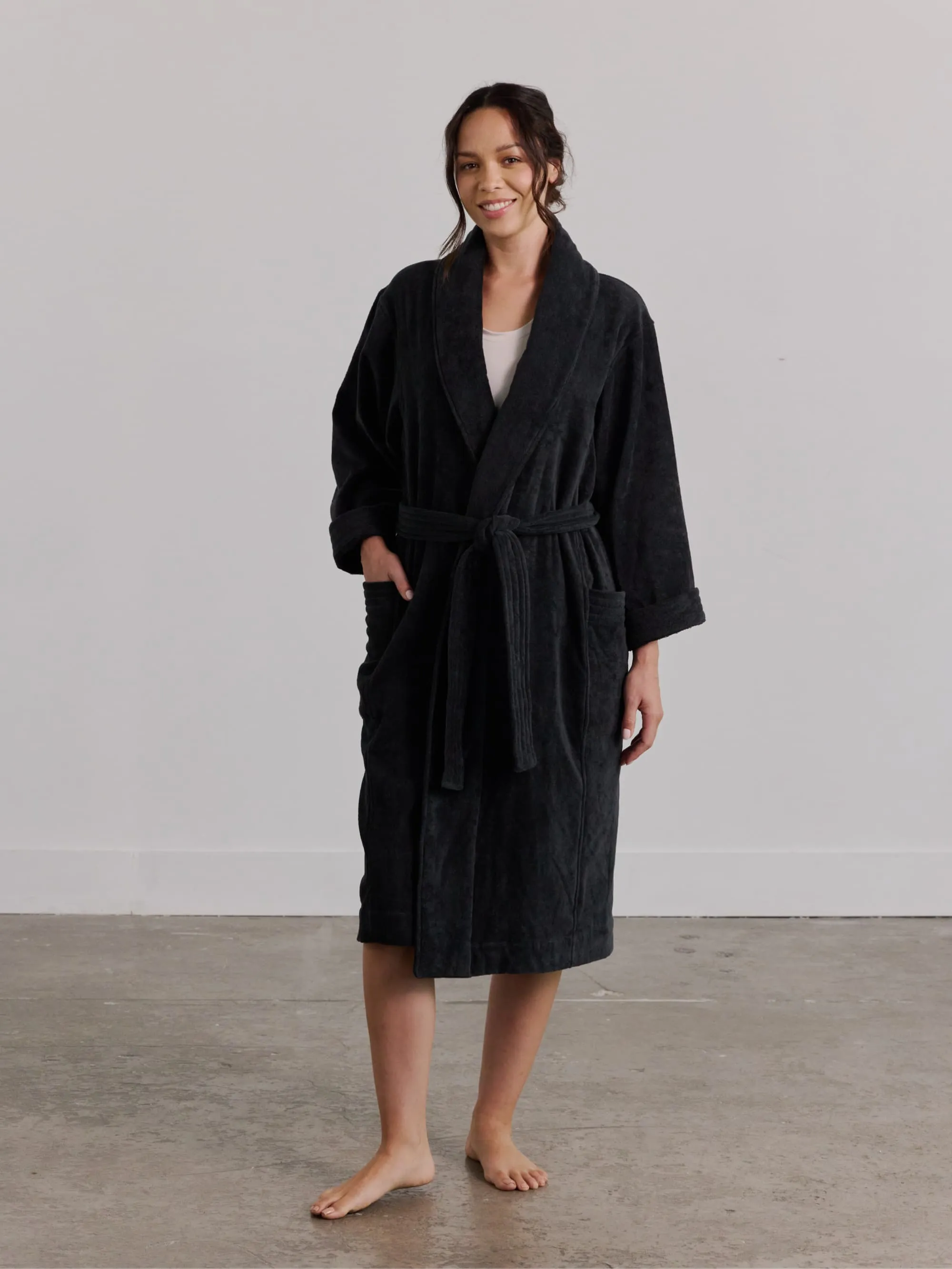 Organic French Terry Robe