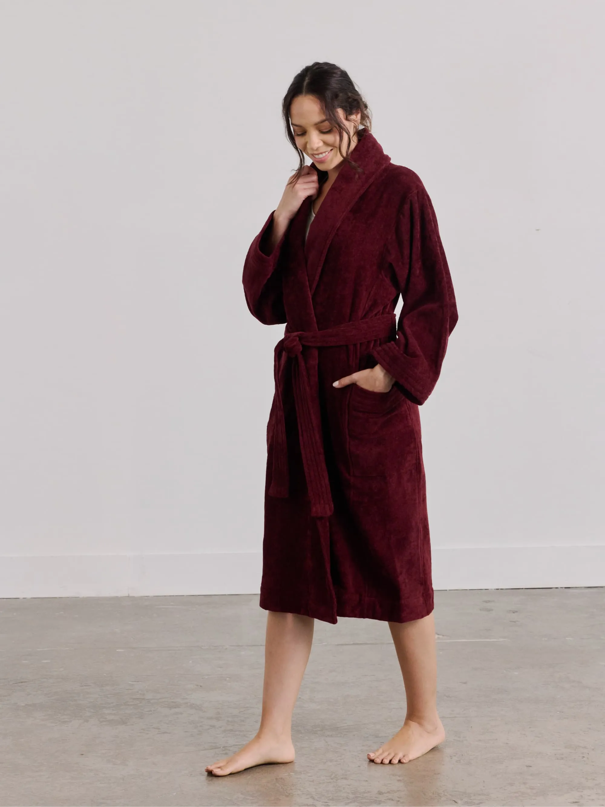 Organic French Terry Robe