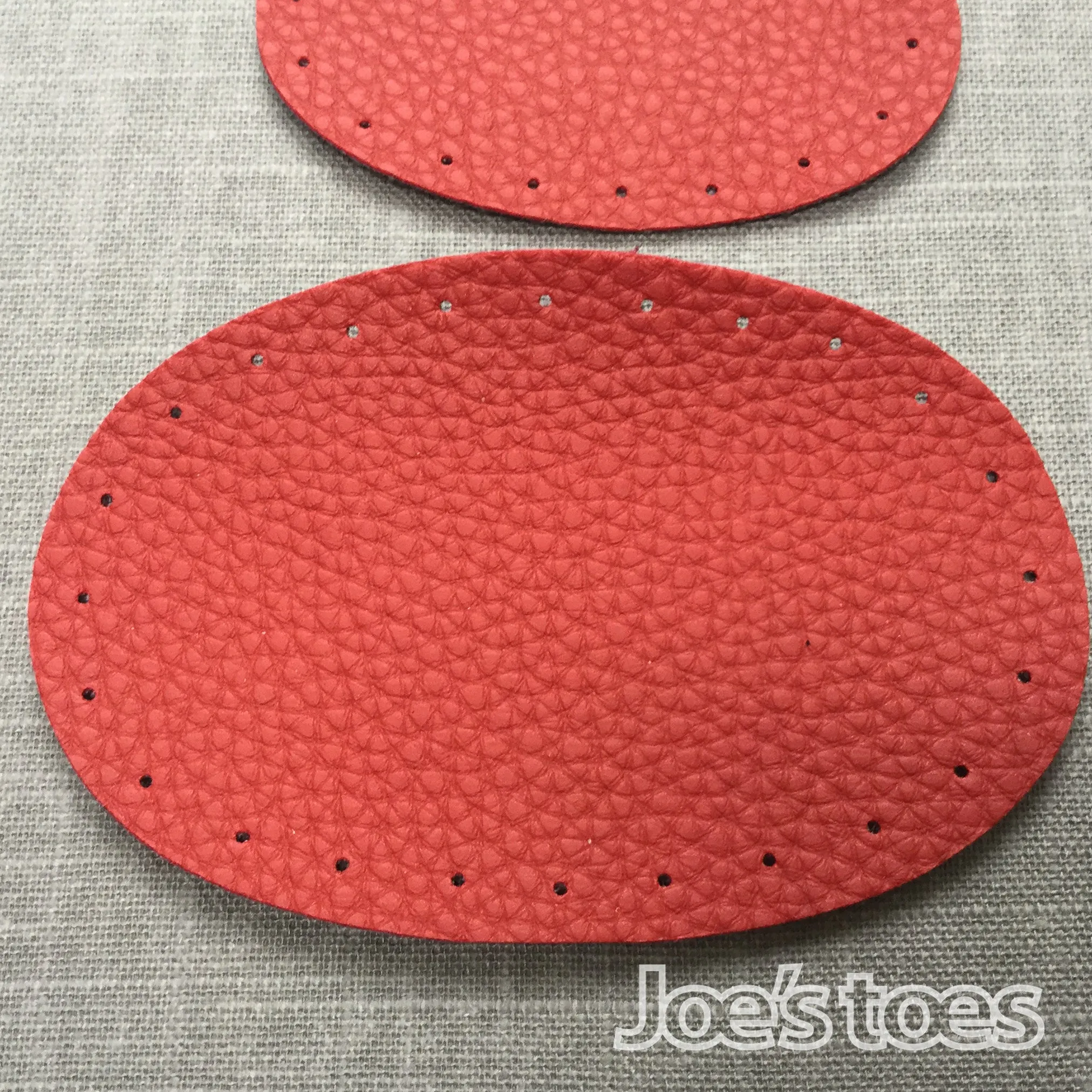 Oval Patches vegan leather