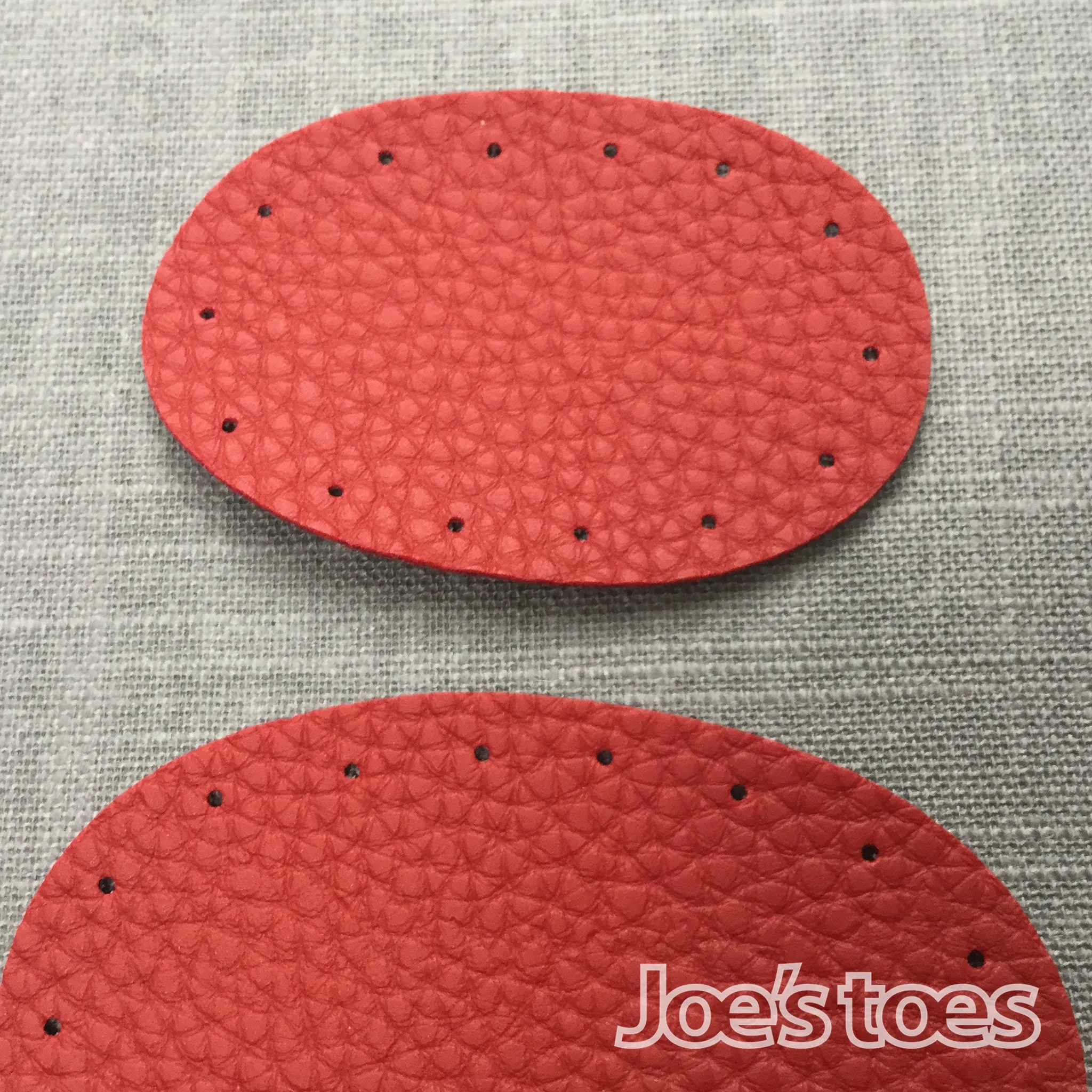 Oval Patches vegan leather