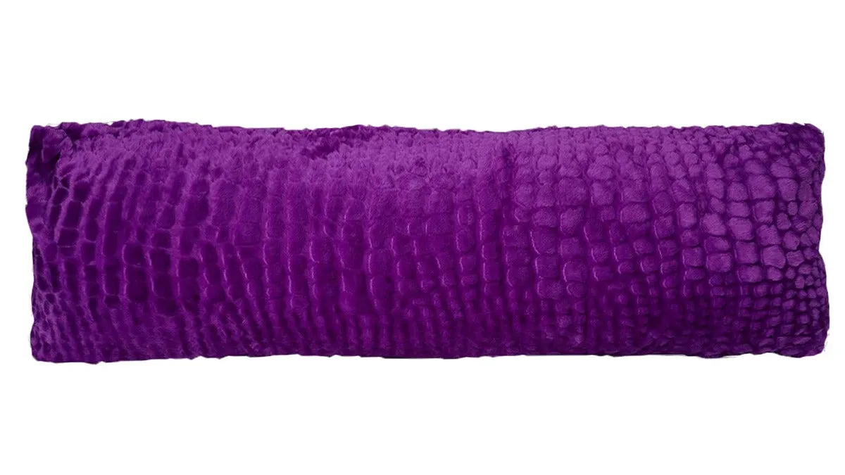 Pillowtex Body Pillow Cover | Colorful Plush Faux Fur