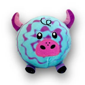 Plush Tye Dye Buffalo Squishy