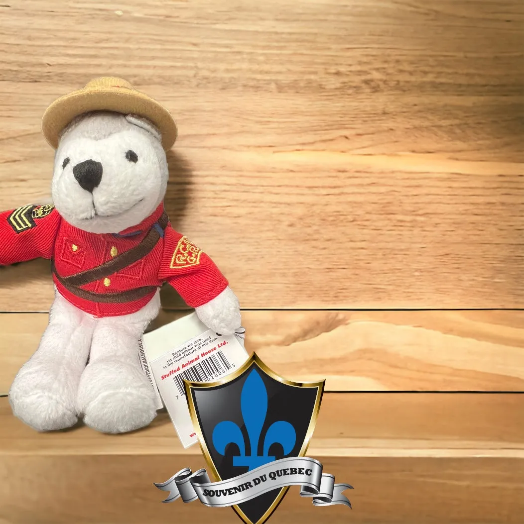 RCMP Souvenir Plush Husky key chain.