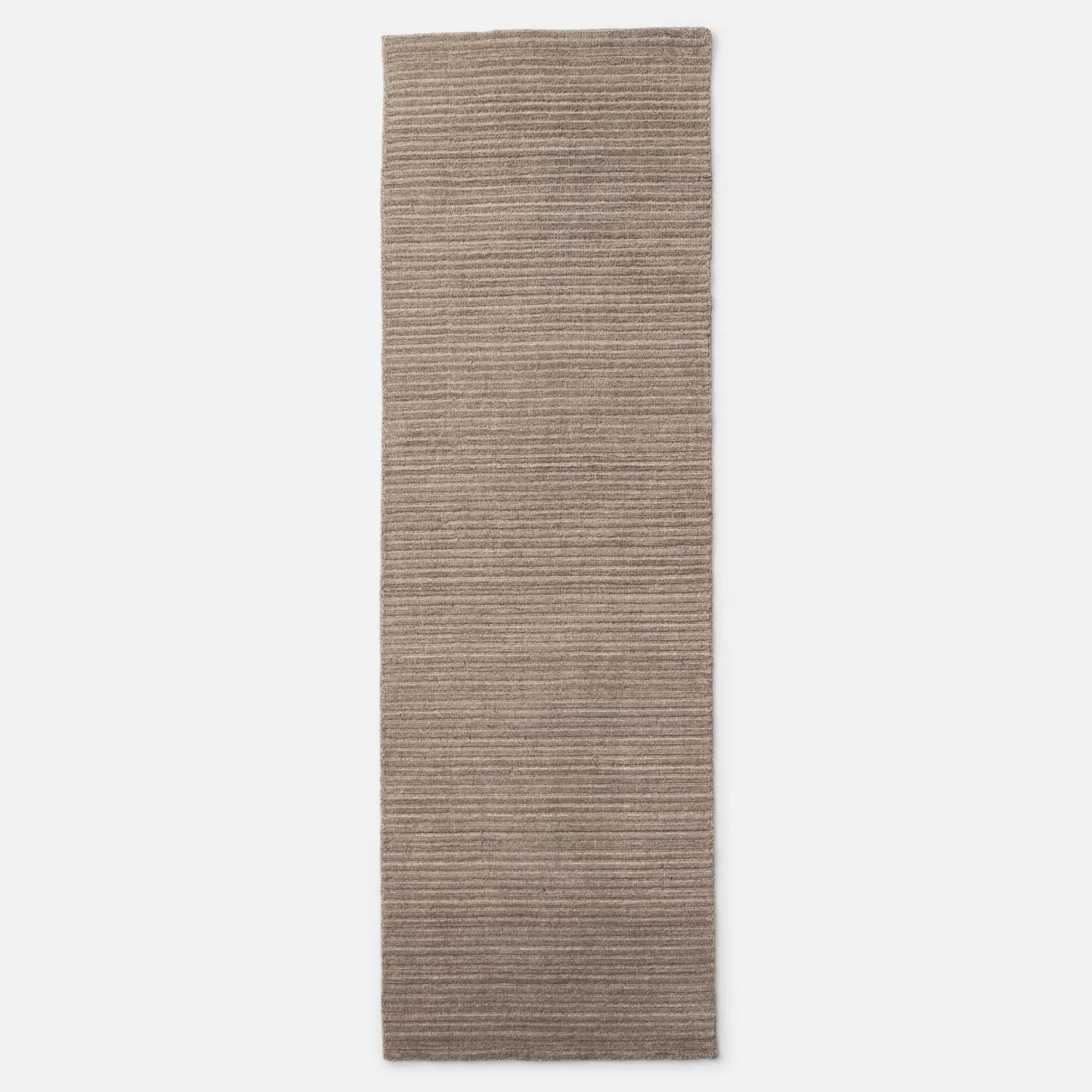 Ribbed Wool Rug - Stone