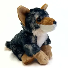 Sitting Plush Wolf