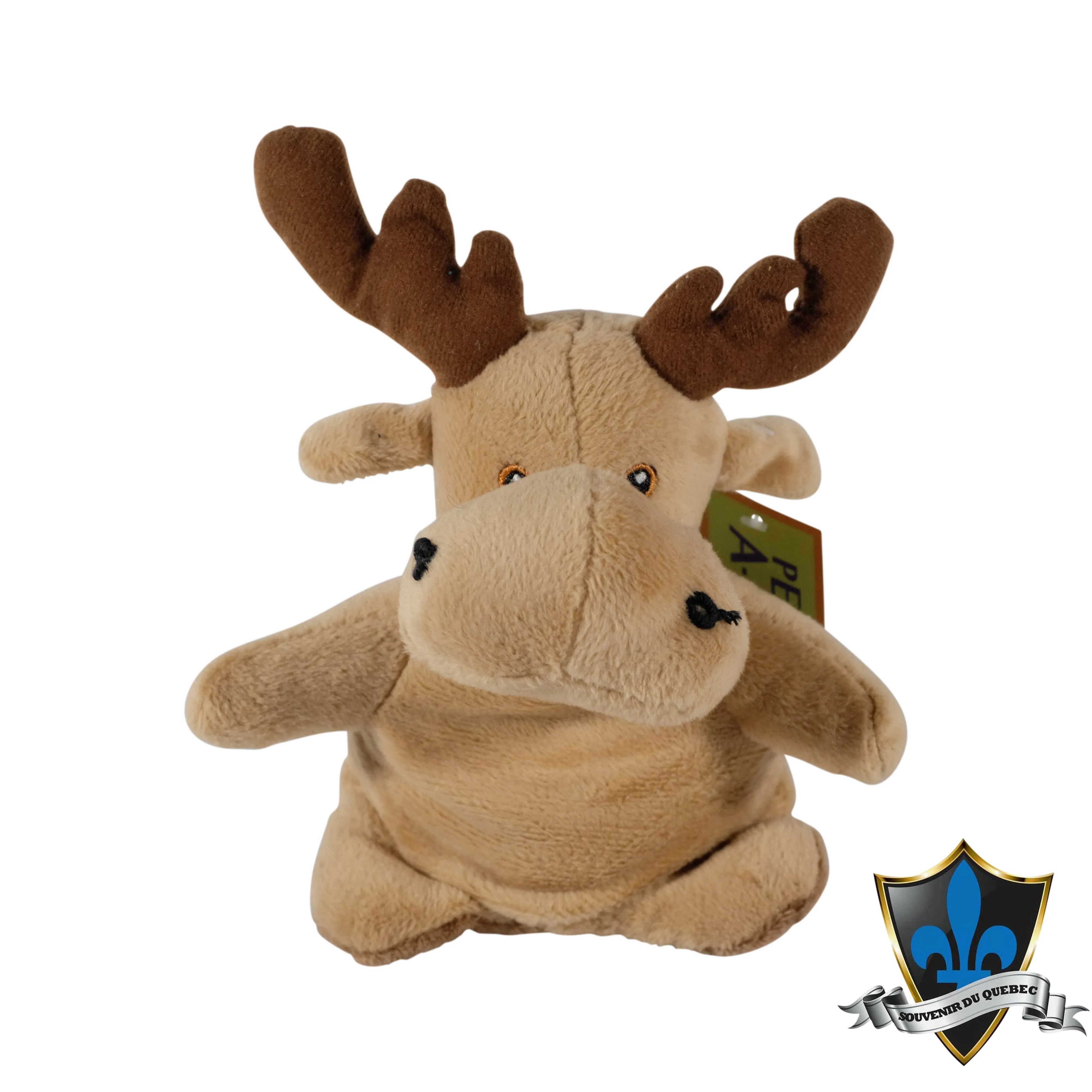 Souvenir Plush Stuffed animal reversible moose and beaver.