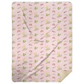 Tennessee (Pink) Plush Throw Blanket 60x80