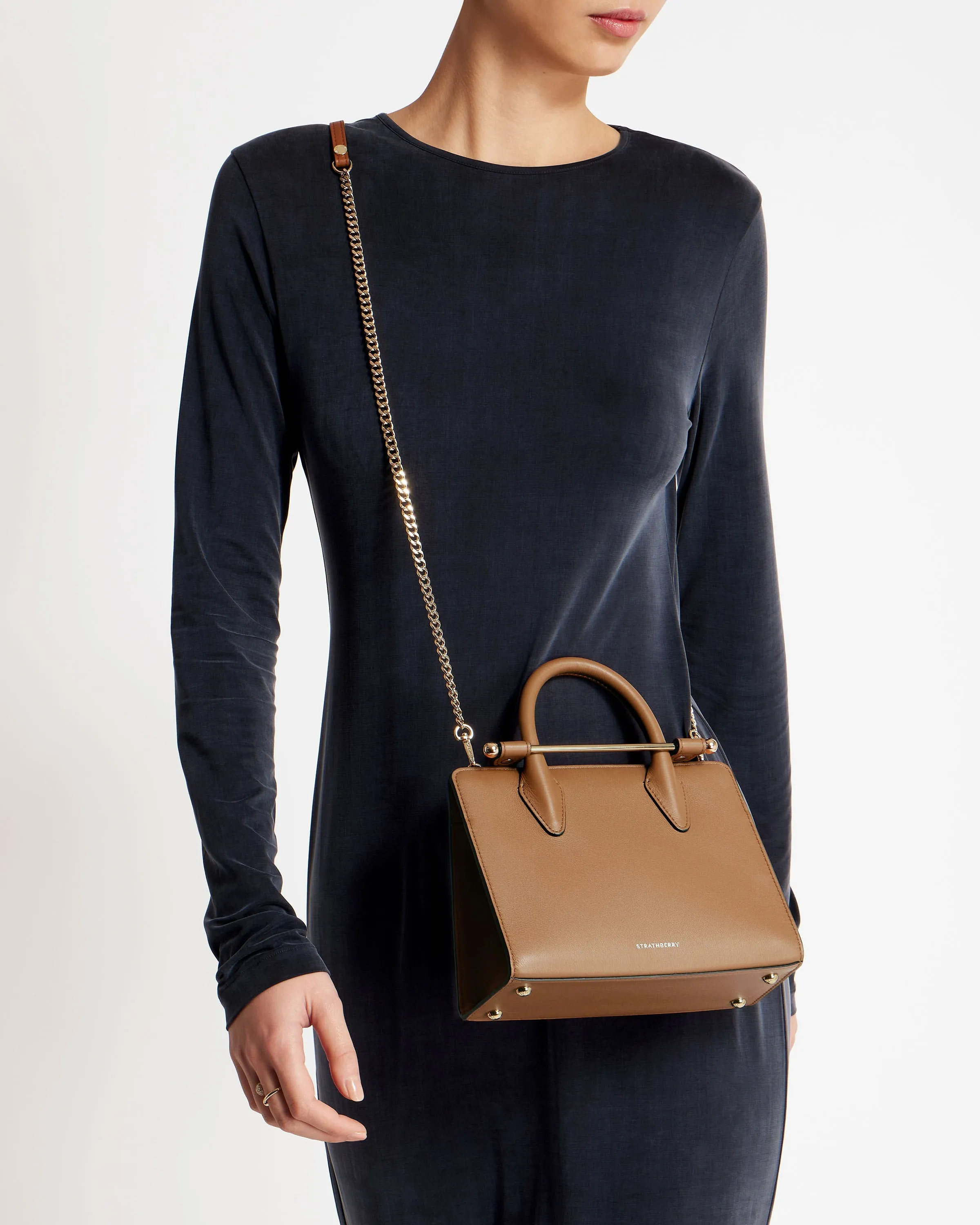 The Strathberry Mini Tote - Caramel