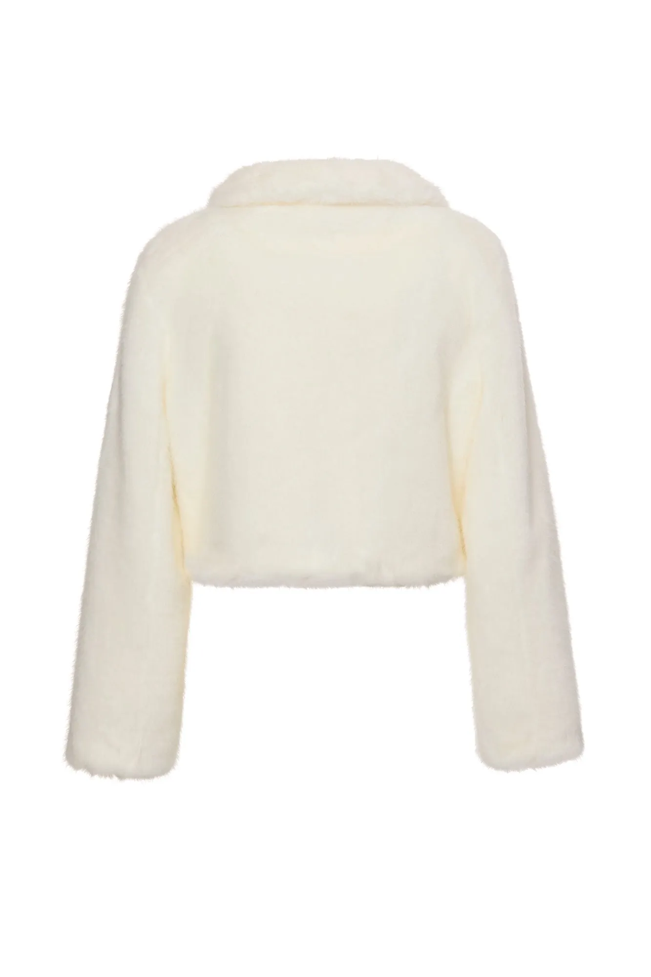 Tirage Cropped Jacket in Blanc