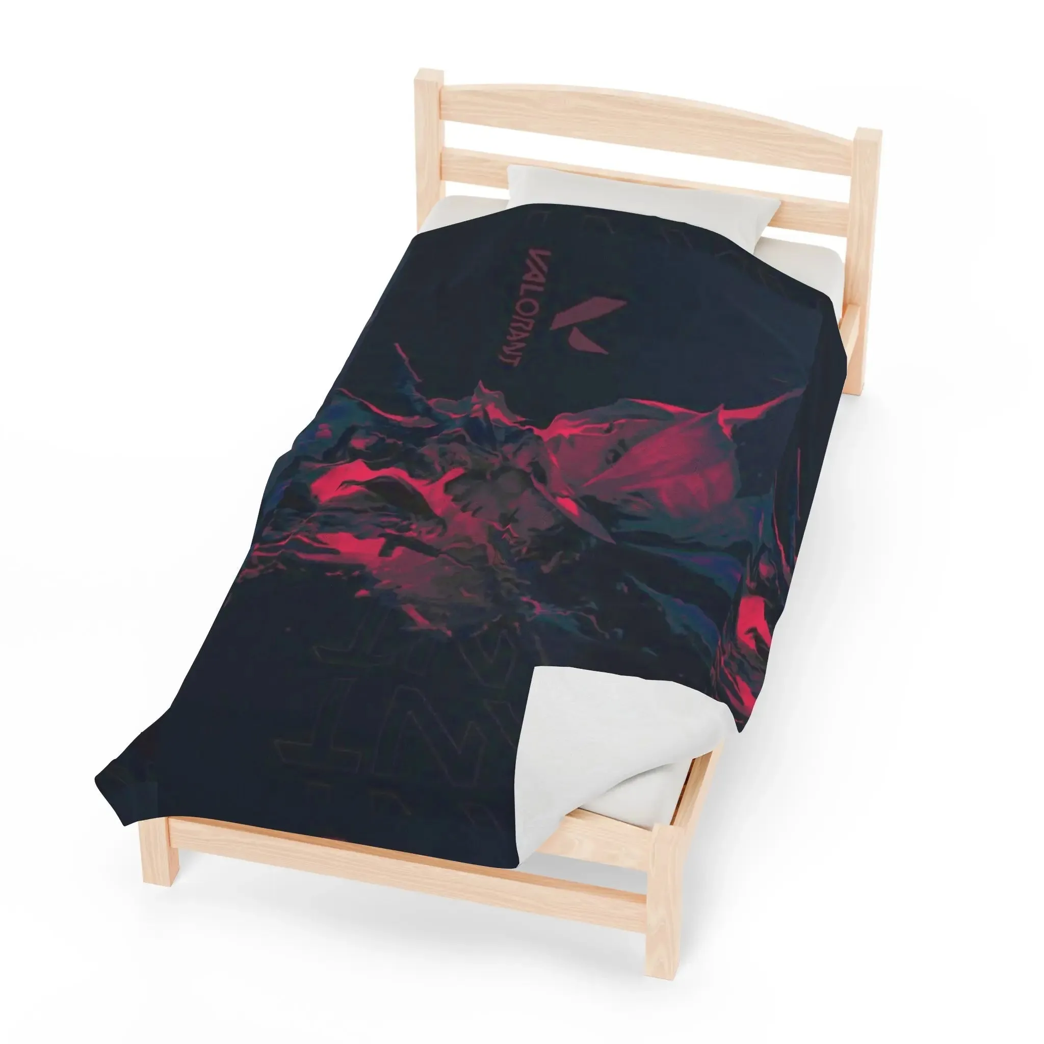 Valorant Dark Velveteen Blanket