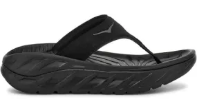 Women's Hoka Ora Recovery Flip (Black/Dark Gull Gray)